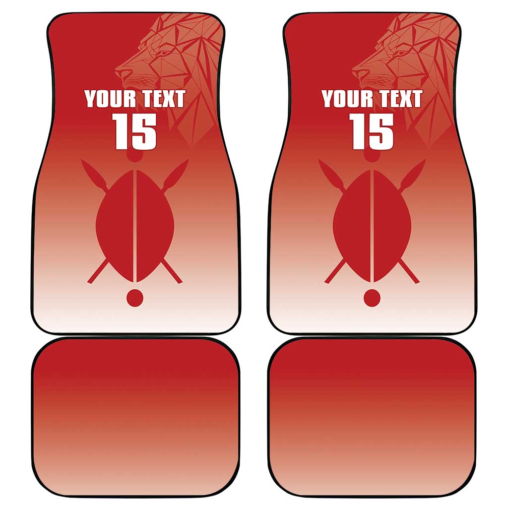 Custom Kenya Football Car Mats Harambee Harambee Stars