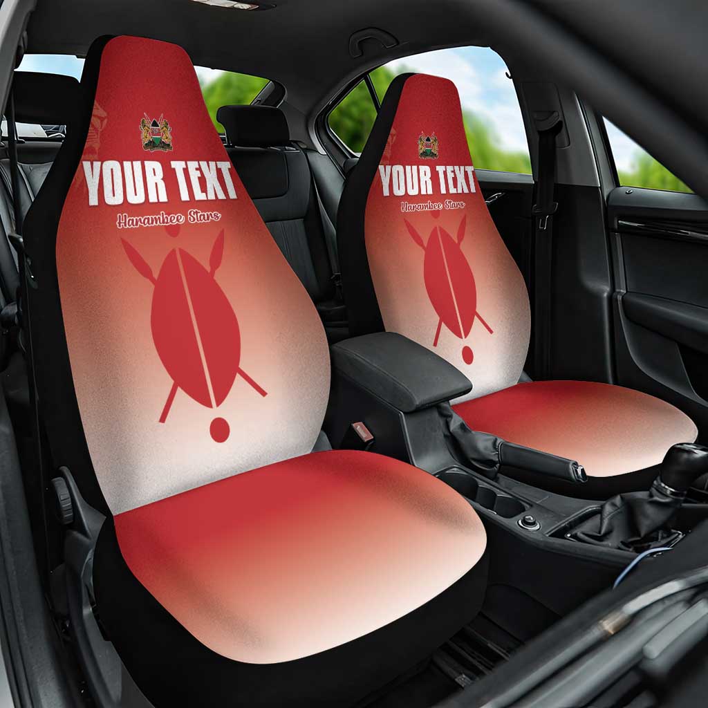 Custom Kenya Football Car Seat Cover Harambee Harambee Stars