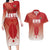 Custom Kenya Football Couples Matching Long Sleeve Bodycon Dress and Hawaiian Shirt Harambee Harambee Stars