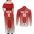 Custom Kenya Football Couples Matching Off Shoulder Maxi Dress and Long Sleeve Button Shirt Harambee Harambee Stars