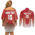 Custom Kenya Football Couples Matching Off Shoulder Short Dress and Long Sleeve Button Shirt Harambee Harambee Stars