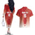 Custom Kenya Football Couples Matching Off The Shoulder Long Sleeve Dress and Hawaiian Shirt Harambee Harambee Stars