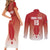 Custom Kenya Football Couples Matching Short Sleeve Bodycon Dress and Long Sleeve Button Shirt Harambee Harambee Stars