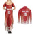 Custom Kenya Football Couples Matching Summer Maxi Dress and Long Sleeve Button Shirt Harambee Harambee Stars