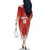 Custom Kenya Football Family Matching Off The Shoulder Long Sleeve Dress and Hawaiian Shirt Harambee Harambee Stars