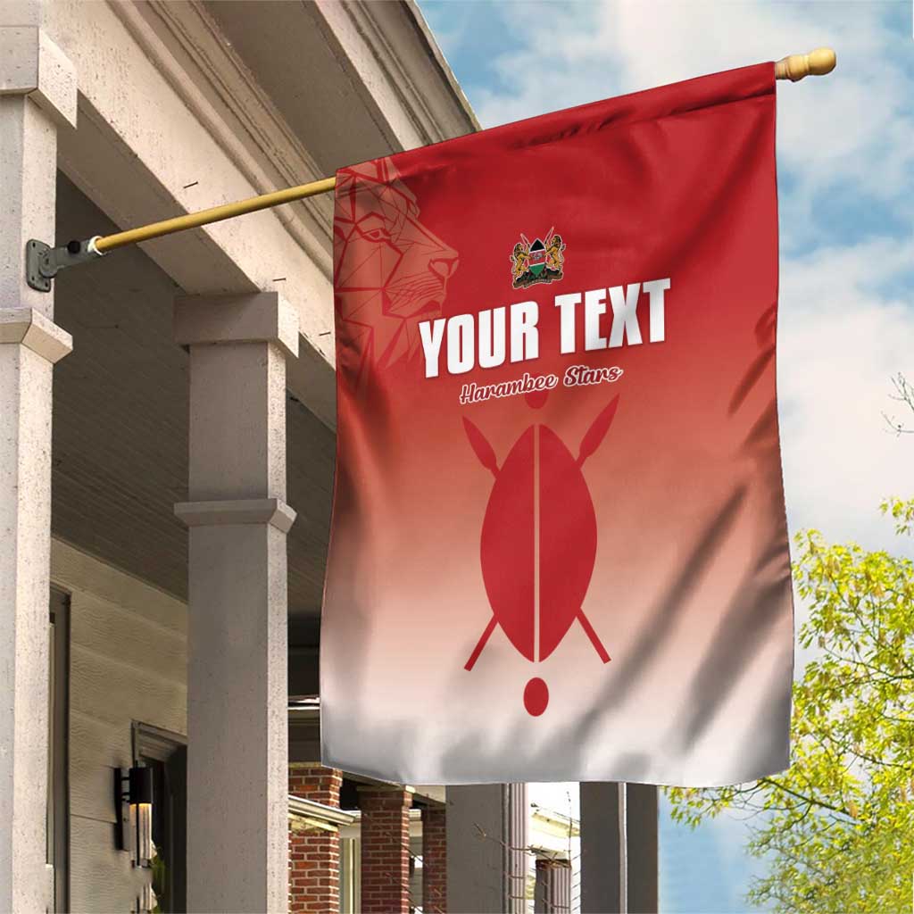 Custom Kenya Football Garden Flag Harambee Harambee Stars