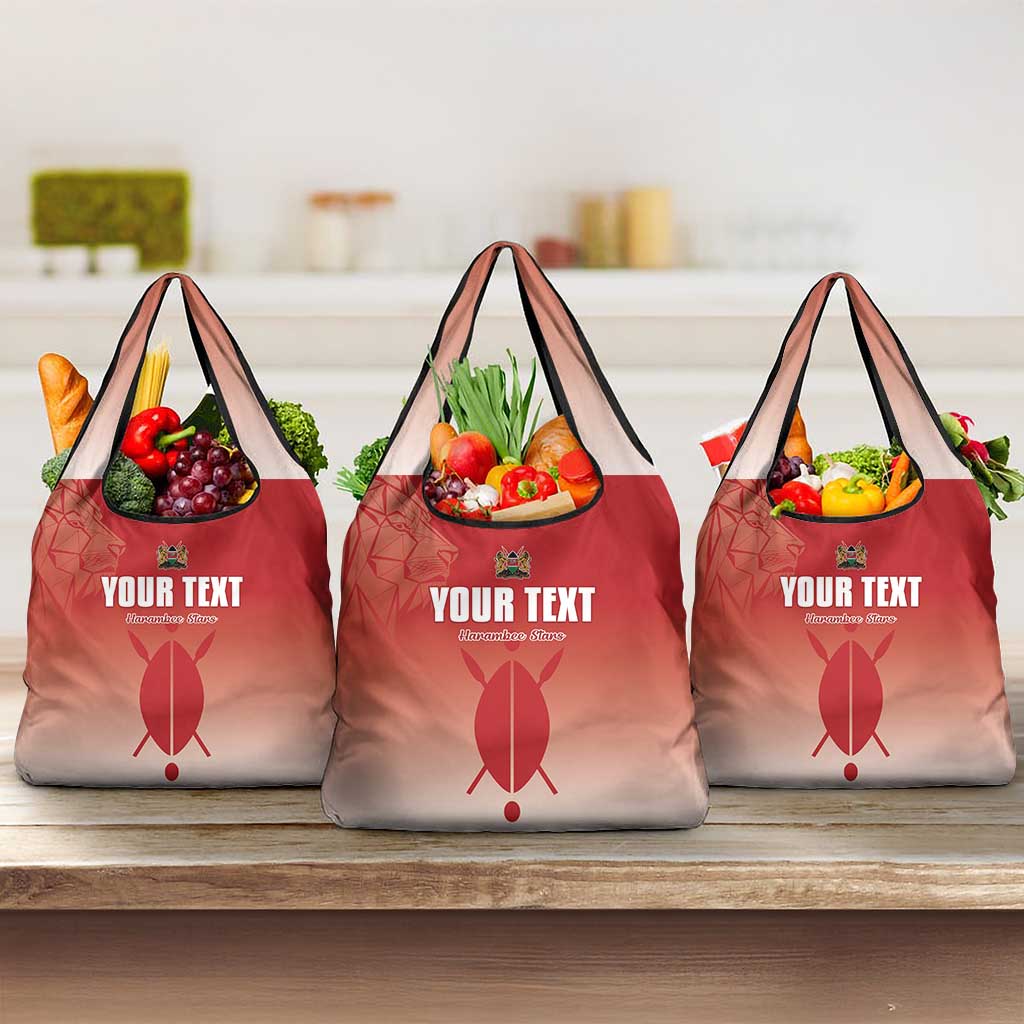Custom Kenya Football Grocery Bag Harambee Harambee Stars