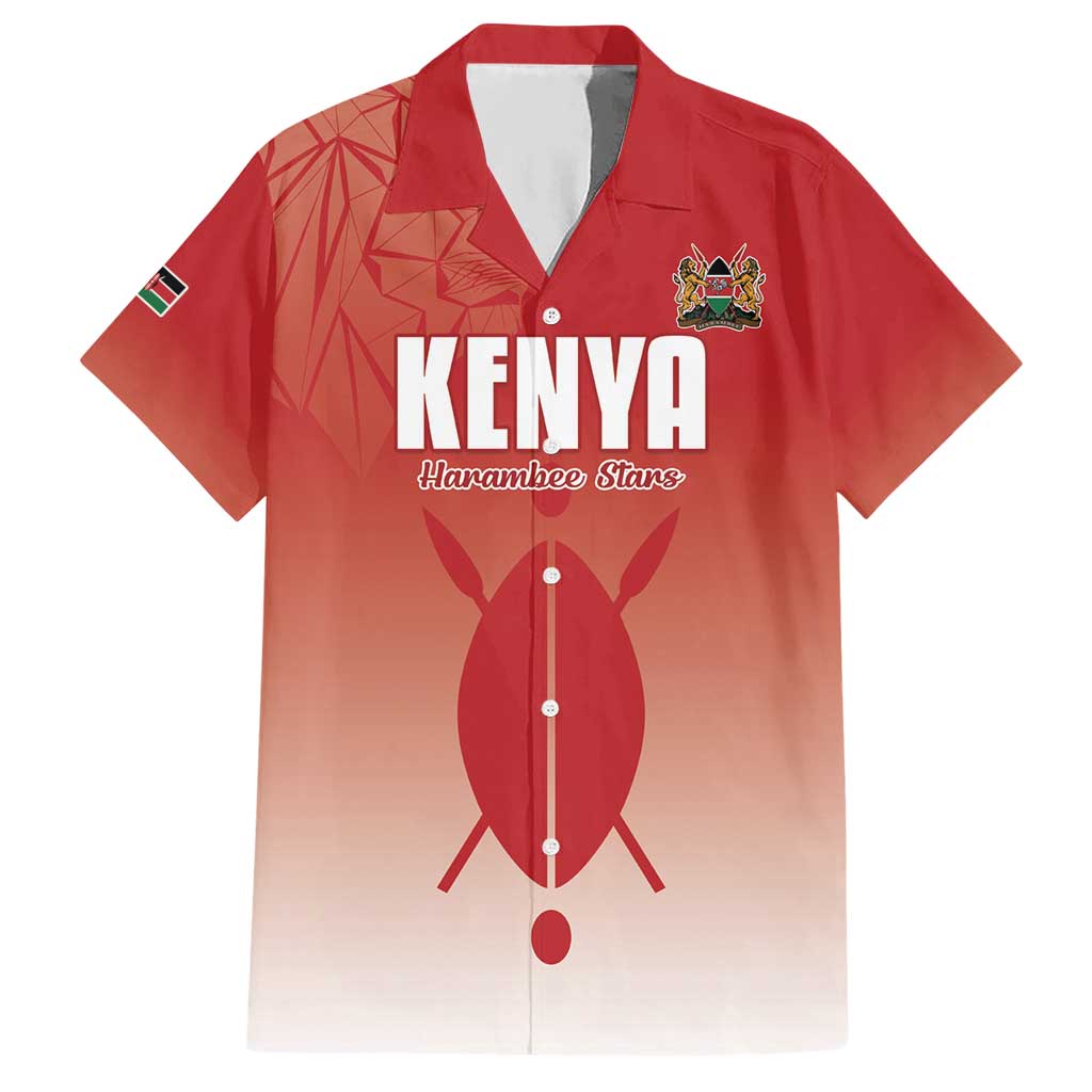 Custom Kenya Football Hawaiian Shirt Harambee Harambee Stars