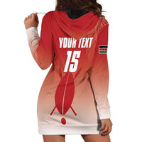Custom Kenya Football Hoodie Dress Harambee Harambee Stars