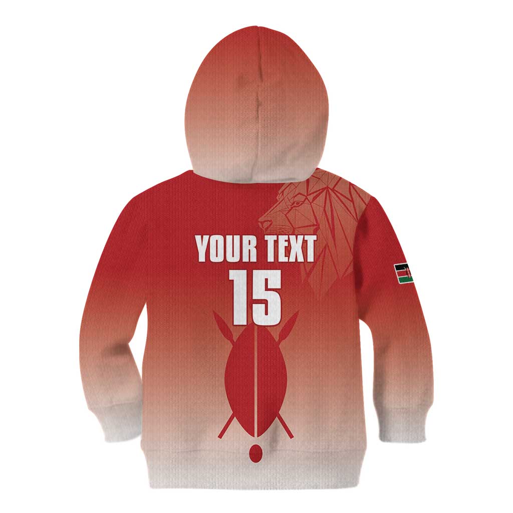 Custom Kenya Football Kid Hoodie Harambee Harambee Stars