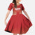 Custom Kenya Football Kid Short Sleeve Dress Harambee Harambee Stars