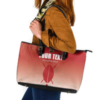 Custom Kenya Football Leather Tote Bag Harambee Harambee Stars