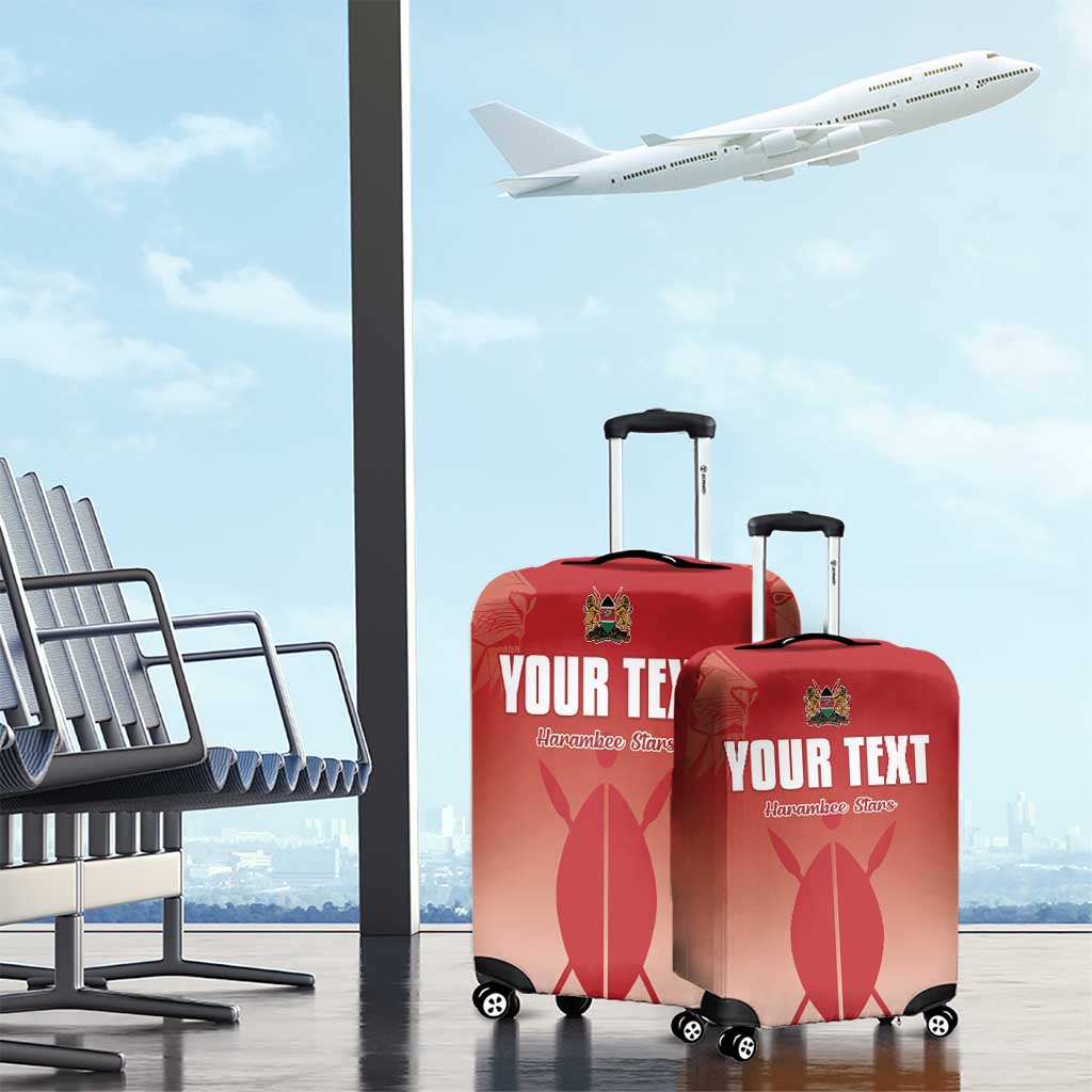 Custom Kenya Football Luggage Cover Harambee Harambee Stars
