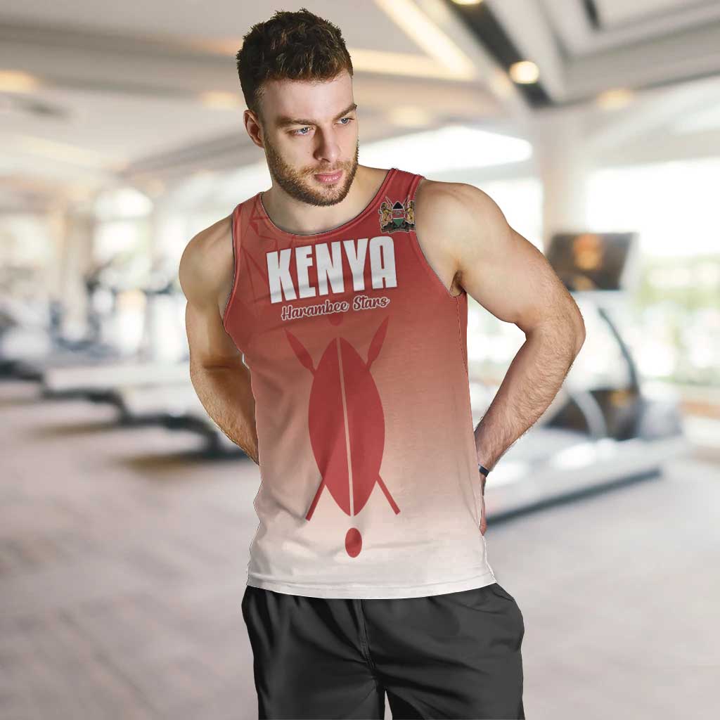 Custom Kenya Football Men Tank Top Harambee Harambee Stars