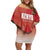 Custom Kenya Football Off Shoulder Short Dress Harambee Harambee Stars