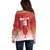Custom Kenya Football Off Shoulder Sweater Harambee Harambee Stars