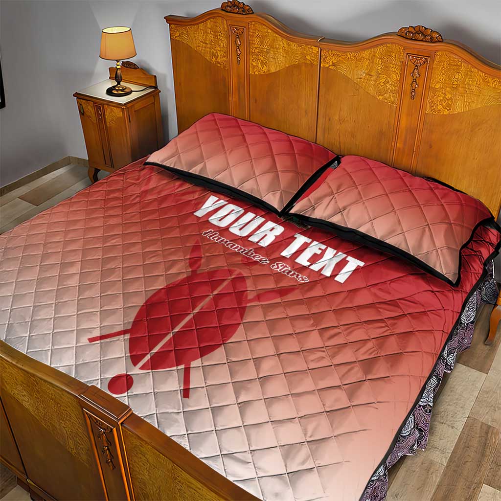 Custom Kenya Football Quilt Bed Set Harambee Harambee Stars