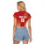 Custom Kenya Football Raglan Cropped T Shirt Harambee Harambee Stars