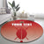 Custom Kenya Football Round Carpet Harambee Harambee Stars