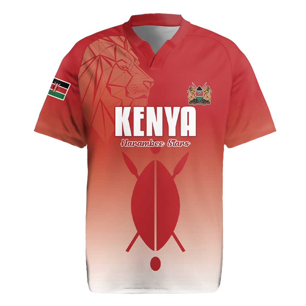 Custom Kenya Football Rugby Jersey Harambee Harambee Stars