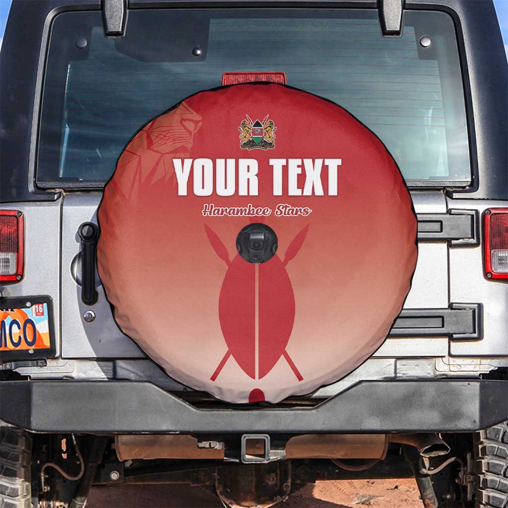 Custom Kenya Football Spare Tire Cover Harambee Harambee Stars