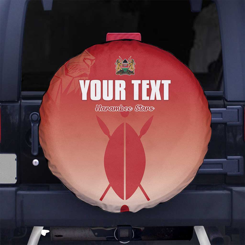 Custom Kenya Football Spare Tire Cover Harambee Harambee Stars