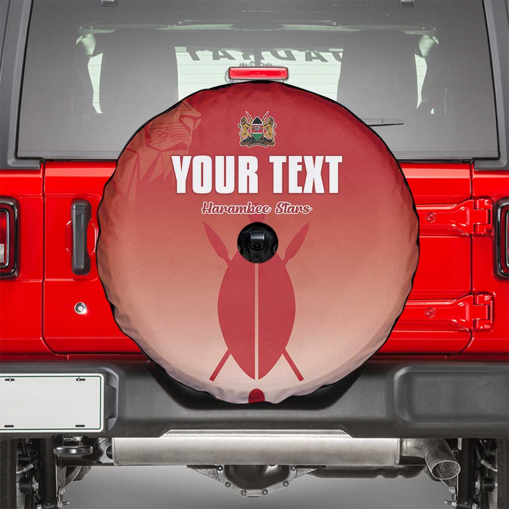 Custom Kenya Football Spare Tire Cover Harambee Harambee Stars