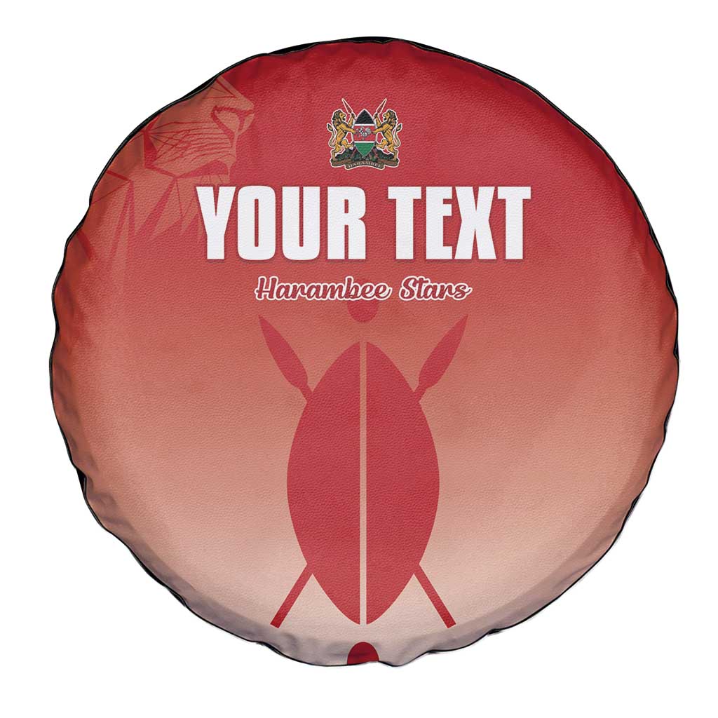 Custom Kenya Football Spare Tire Cover Harambee Harambee Stars