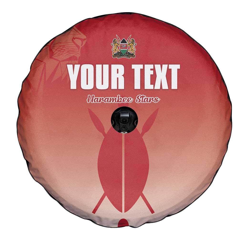 Custom Kenya Football Spare Tire Cover Harambee Harambee Stars