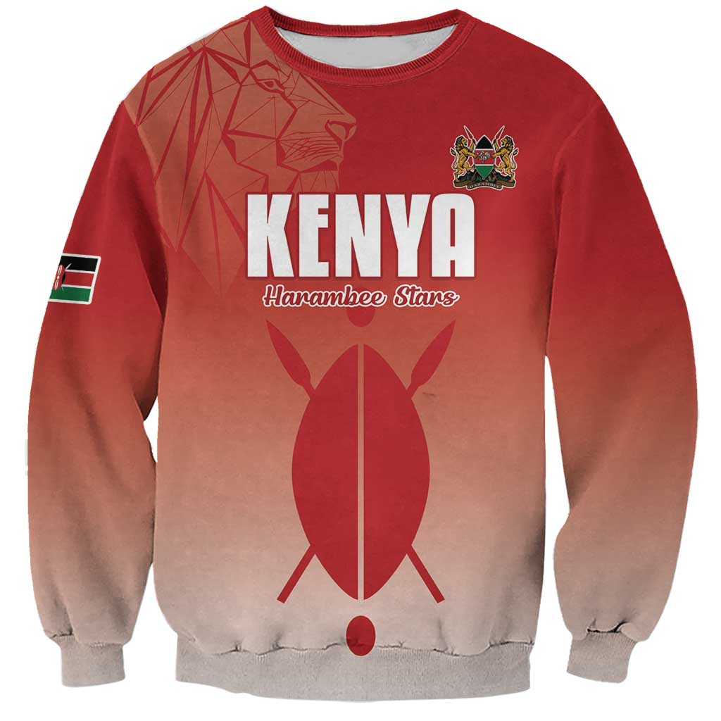 Custom Kenya Football Sweatshirt Harambee Harambee Stars