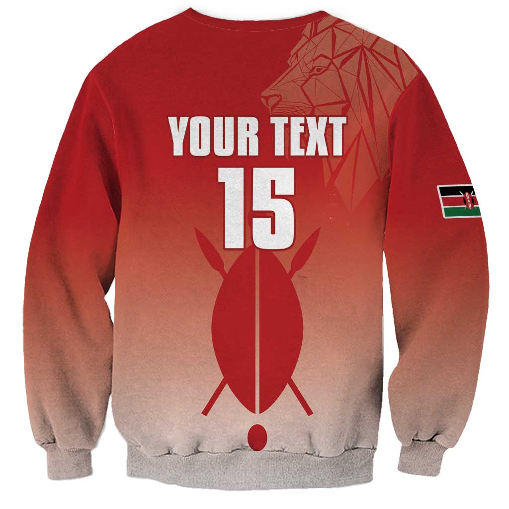 Custom Kenya Football Sweatshirt Harambee Harambee Stars