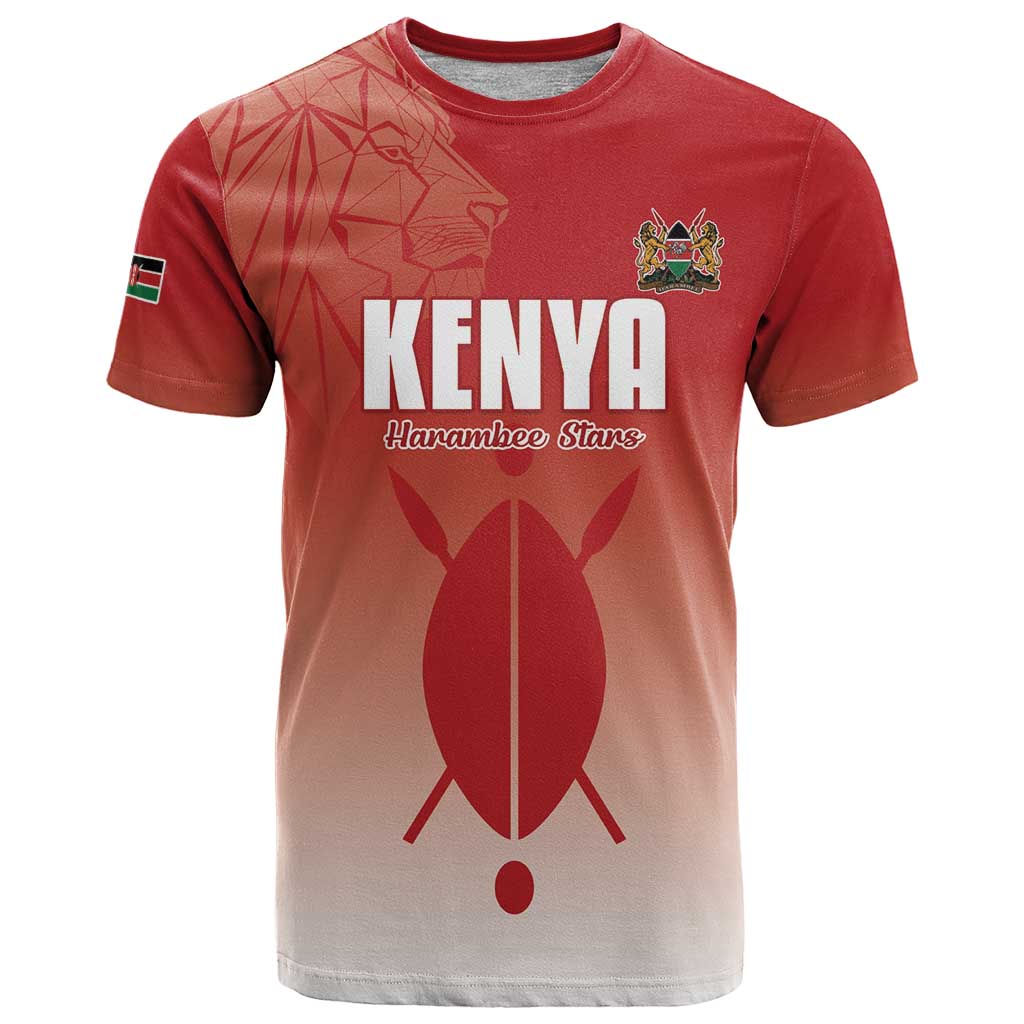 Custom Kenya Football T Shirt Harambee Harambee Stars