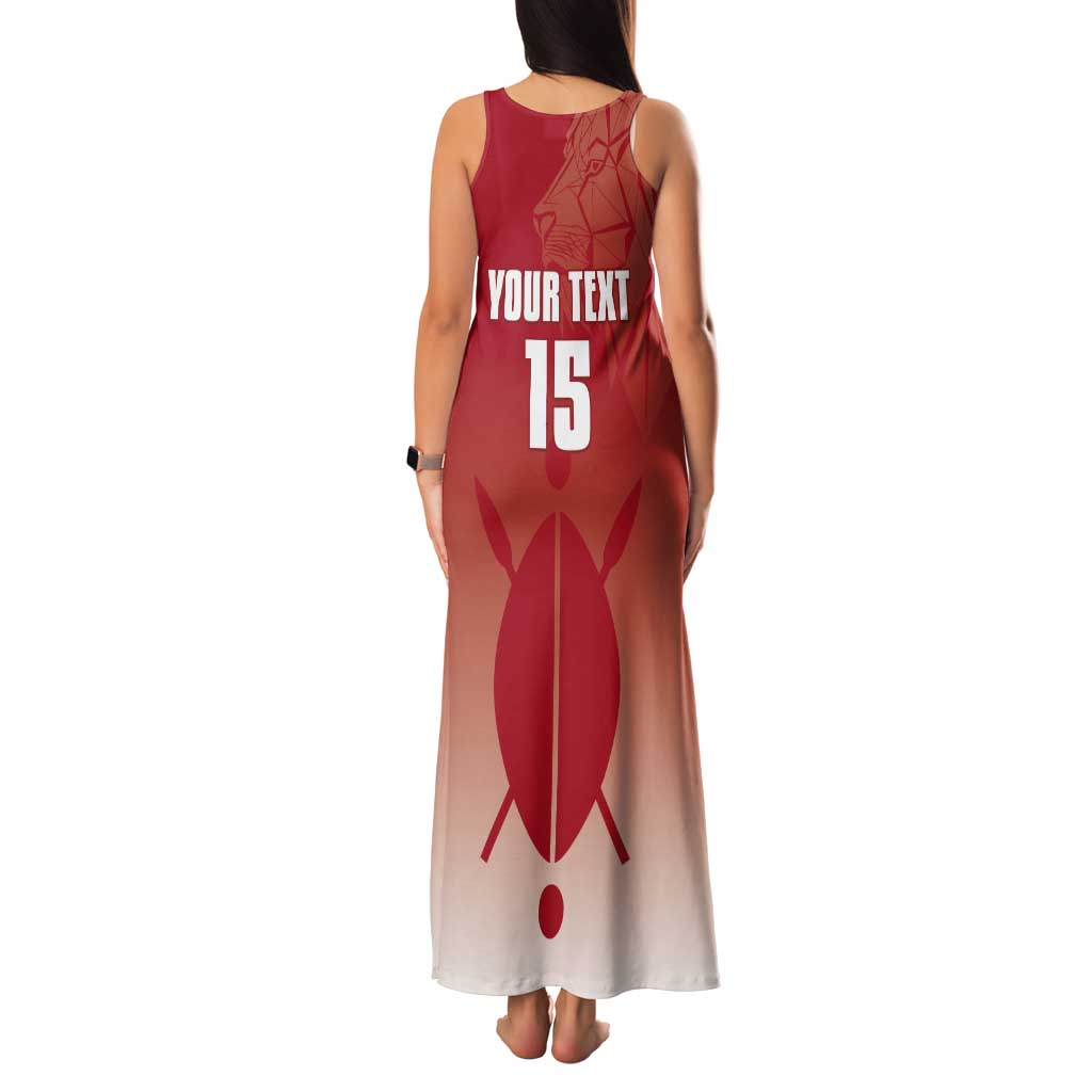 Custom Kenya Football Tank Maxi Dress Harambee Harambee Stars
