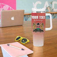 Custom Kenya Football Tumbler With Handle Harambee Harambee Stars