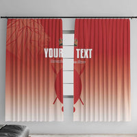 Custom Kenya Football Window Curtain Harambee Harambee Stars