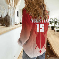 Custom Kenya Football Women Casual Shirt Harambee Harambee Stars