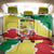 Custom Senegal Beach Soccer 2025 Back Car Seat Cover Allez Lions de la Teranga