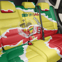 Custom Senegal Beach Soccer 2025 Back Car Seat Cover Allez Lions de la Teranga