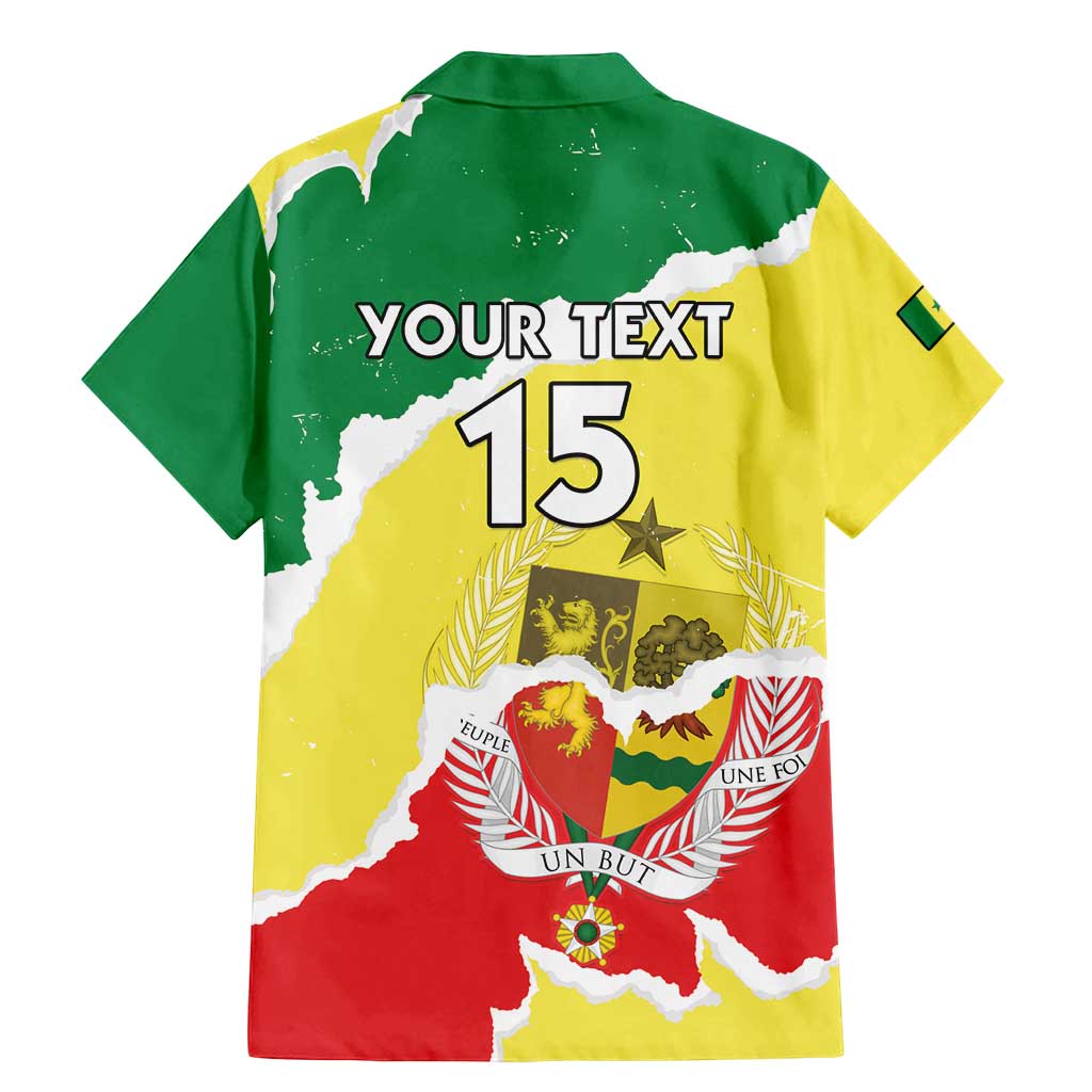 Custom Senegal Beach Soccer 2025 Family Matching Mermaid Dress and Hawaiian Shirt Allez Lions de la Teranga