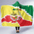 Custom Senegal Beach Soccer 2025 Hooded Blanket Allez Lions de la Teranga