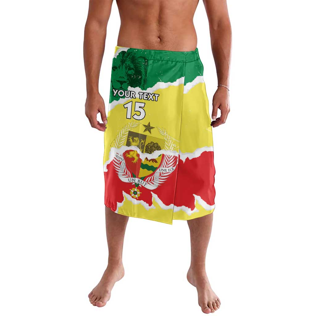 Custom Senegal Beach Soccer 2025 Lavalava Allez Lions de la Teranga