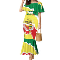 Custom Senegal Beach Soccer 2025 Mermaid Dress Allez Lions de la Teranga