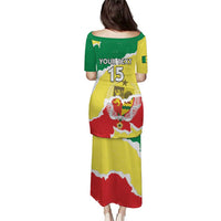 Custom Senegal Beach Soccer 2025 Puletasi Allez Lions de la Teranga