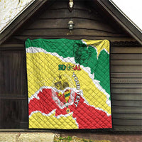 Custom Senegal Beach Soccer 2025 Quilt Allez Lions de la Teranga