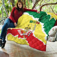 Custom Senegal Beach Soccer 2025 Quilt Allez Lions de la Teranga