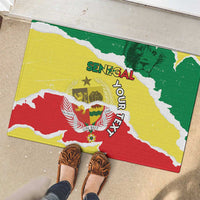 Custom Senegal Beach Soccer 2025 Rubber Doormat Allez Lions de la Teranga