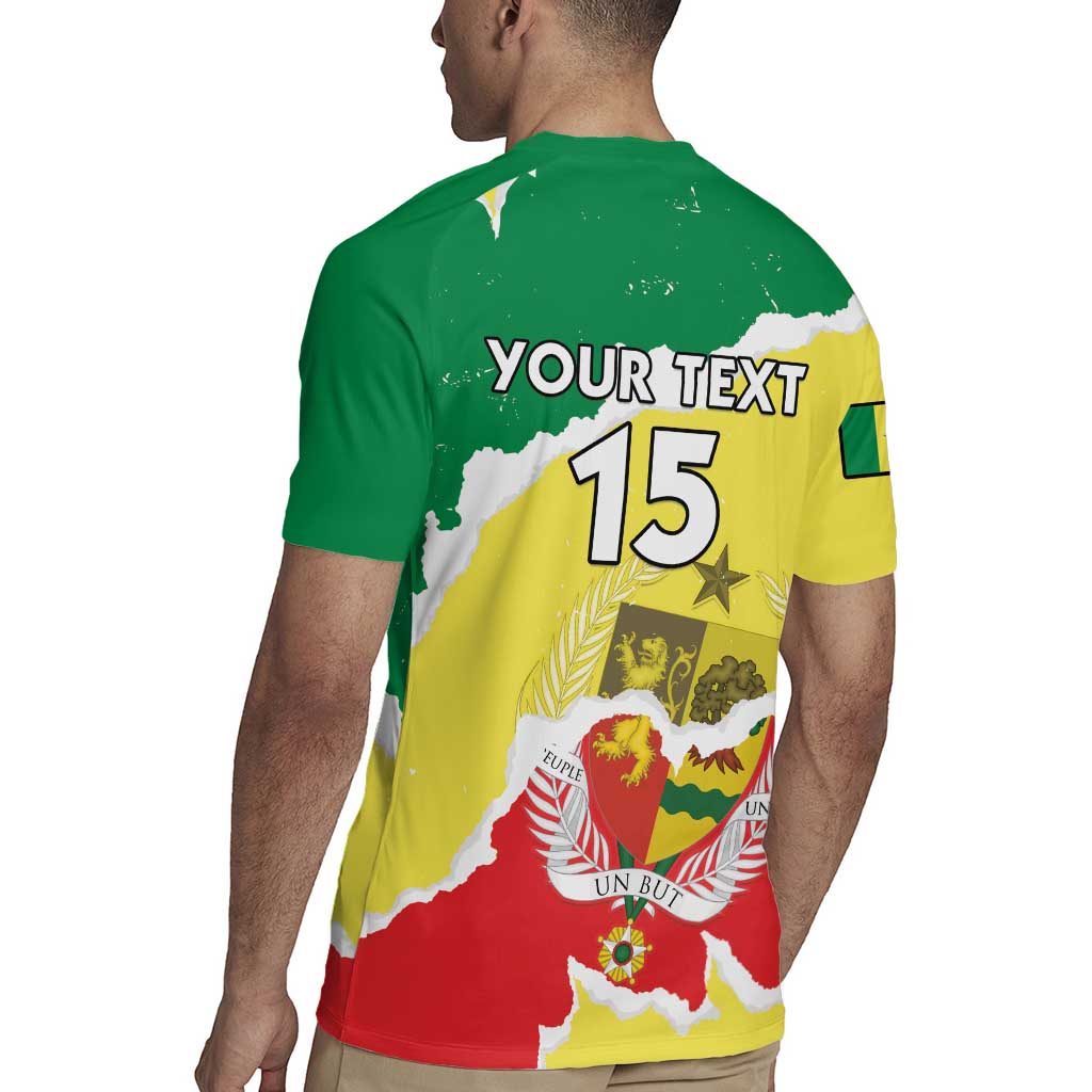 Custom Senegal Beach Soccer 2025 Rugby Jersey Allez Lions de la Teranga