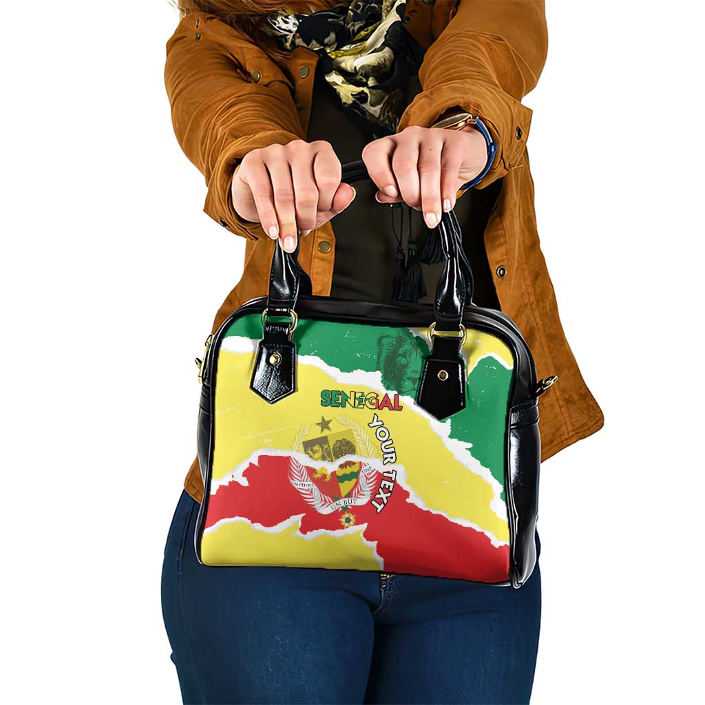 Custom Senegal Beach Soccer 2025 Shoulder Handbag Allez Lions de la Teranga