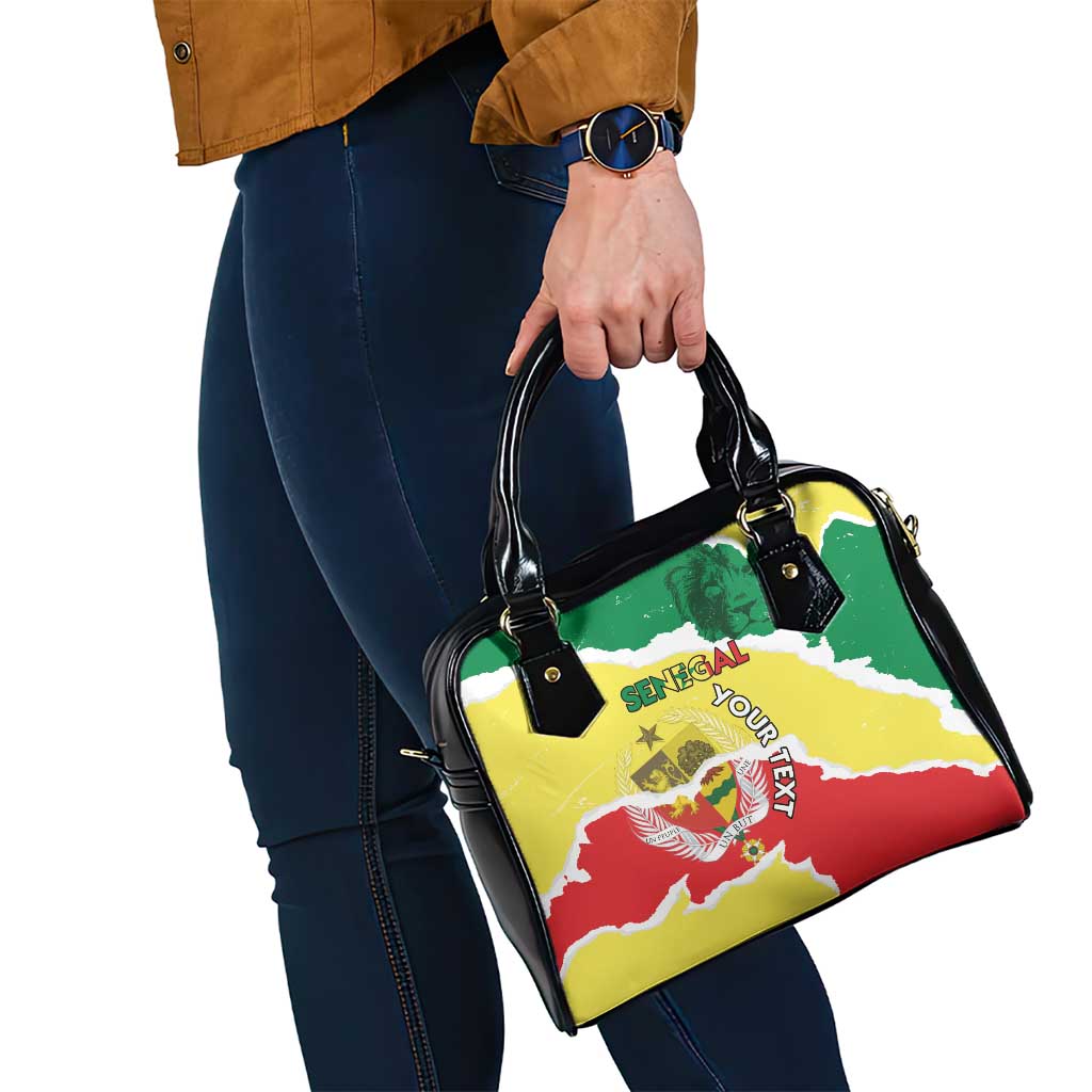 Custom Senegal Beach Soccer 2025 Shoulder Handbag Allez Lions de la Teranga