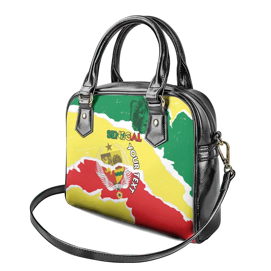 Custom Senegal Beach Soccer 2025 Shoulder Handbag Allez Lions de la Teranga